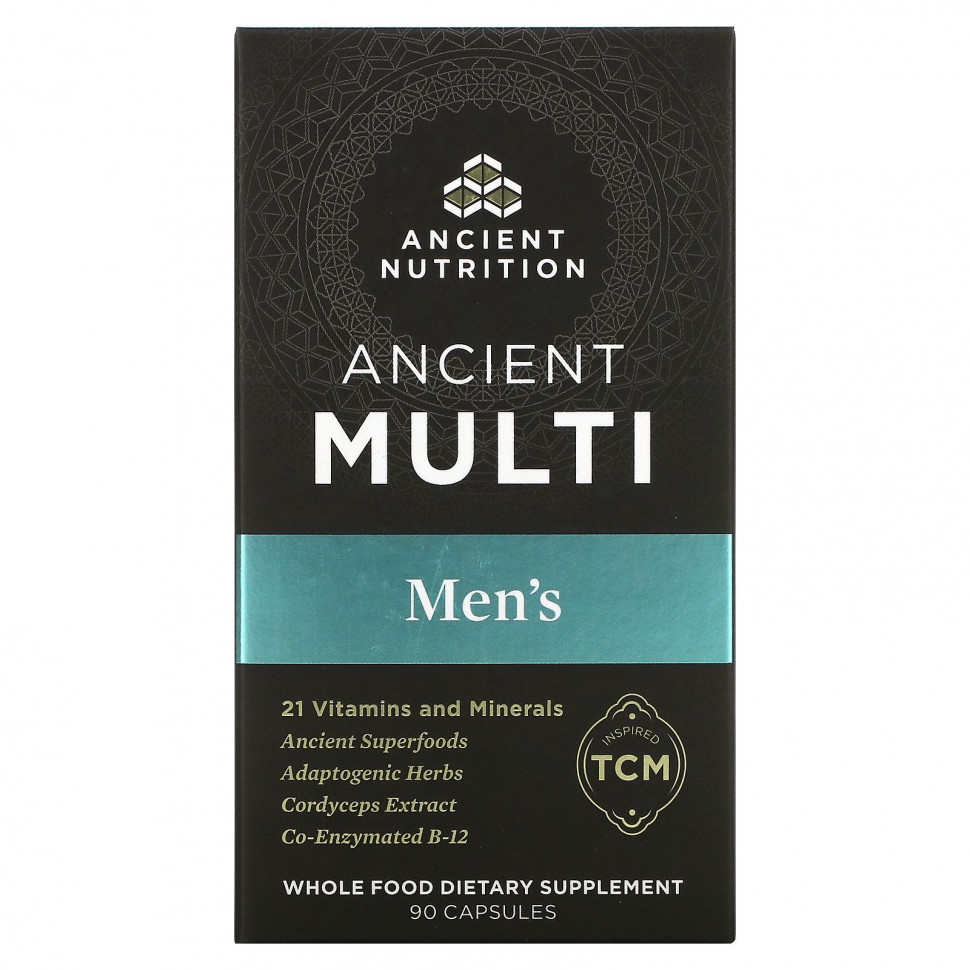 Dr. Axe / Ancient Nutrition, Ancient Multi,  , 90     , -, 