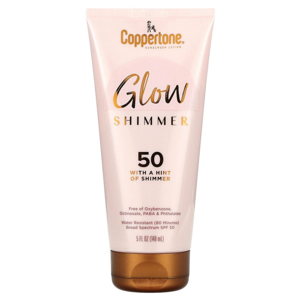 Coppertone, Glow, Shimmer,  , SPF 50, 148  (5 . )    , -, 