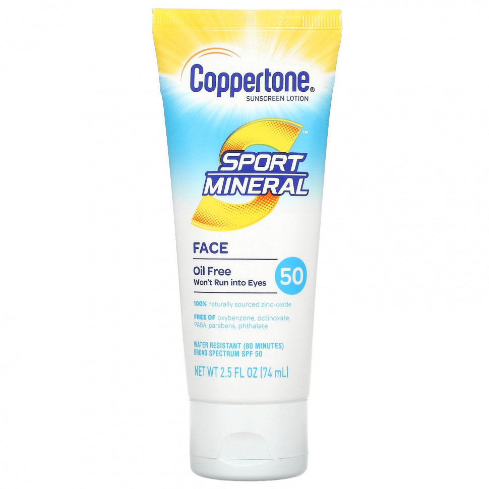 Coppertone, Sport Mineral,  , SPF 50,  , 74  (2,5 . )    , -, 