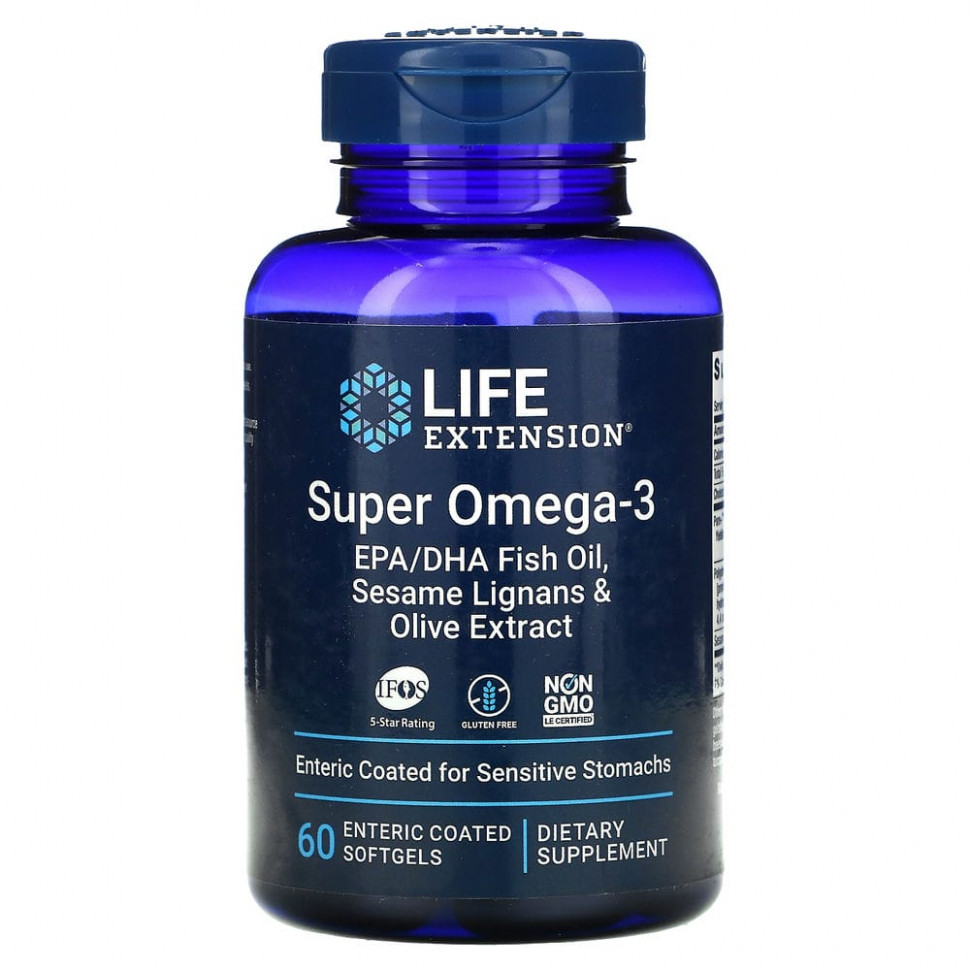 Life Extension, Super Omega-3,      ,     , 60 ,       , -, 