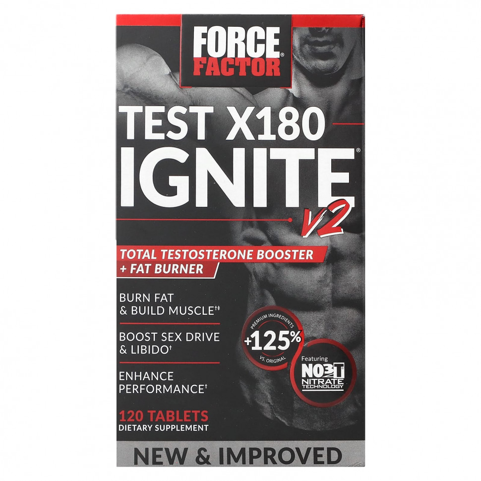 Force Factor, Test X180 Ignite V2,        , 120     , -, 