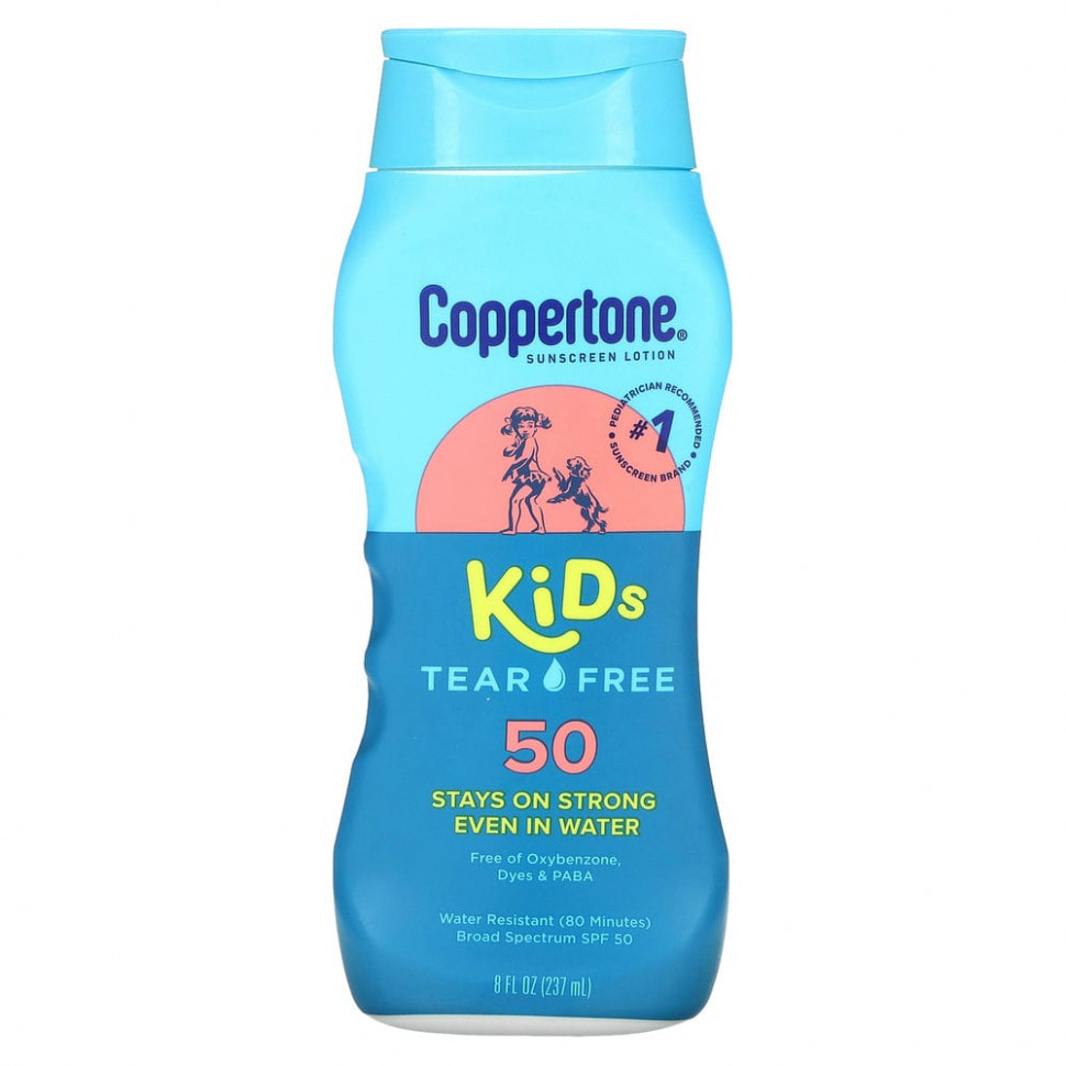 ���������� Coppertone, Kids, ��� ����, �������������� ������, SPF 50, 237 �� (8 ����. �����)  Iherb (������)