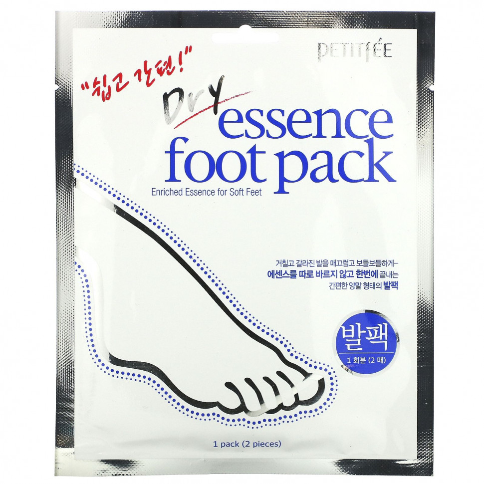 Petitfee, Dry Essence Foot Pack,   , 1     , -, 