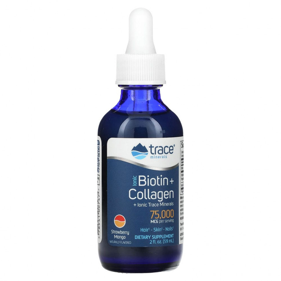 Trace Minerals , Ionic Biotin + Collagen,   , 75000 , 59  (2 . )    , -, 