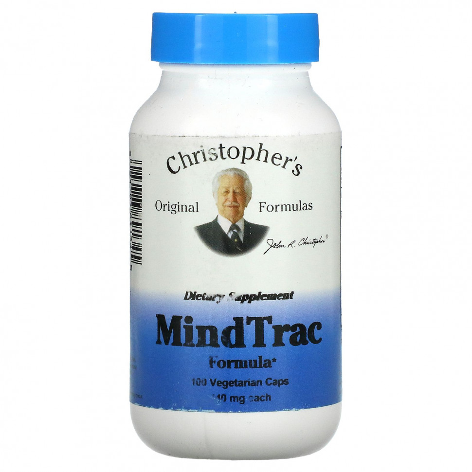  Christopher's Original Formulas, MindTrac Formula, 440 , 100    Iherb ()