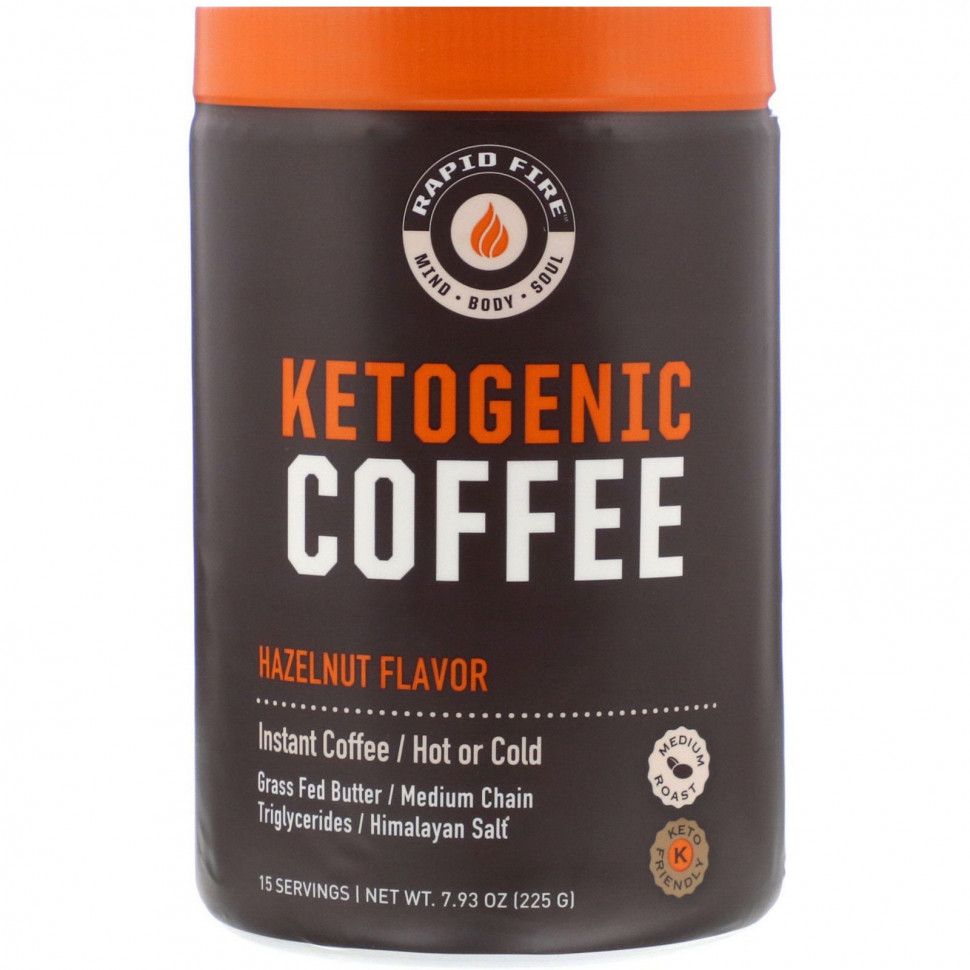 RAPIDFIRE, Ketogenic Coffee, , ,  , 225  (7,93 )    , -, 