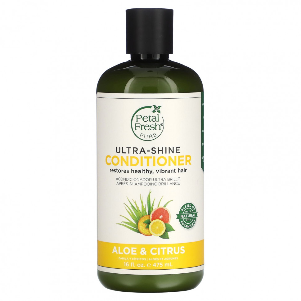 Petal Fresh, Pure, Ultra-Shine Conditioner, Aloe & Citrus, 16 fl oz (475 ml)    , -, 