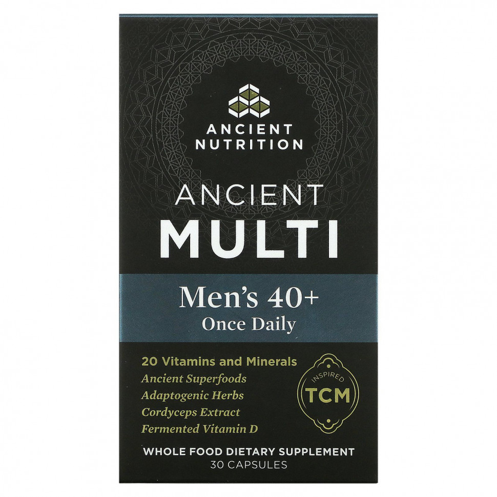 Dr. Axe / Ancient Nutrition, Ancient Multi,    40 , 1   , 30     , -, 