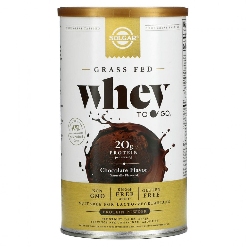 Solgar, Whey To Go,   , , 455  (16 )    , -, 