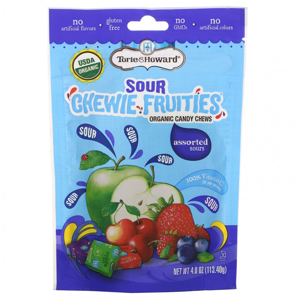 Torie & Howard, Sour Chewie Fruities,   , , 113,40  (4 )    , -, 