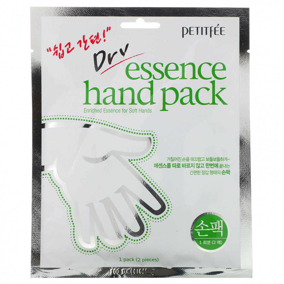 Petitfee, Dry Essence Hand Pack,   , 1     , -, 