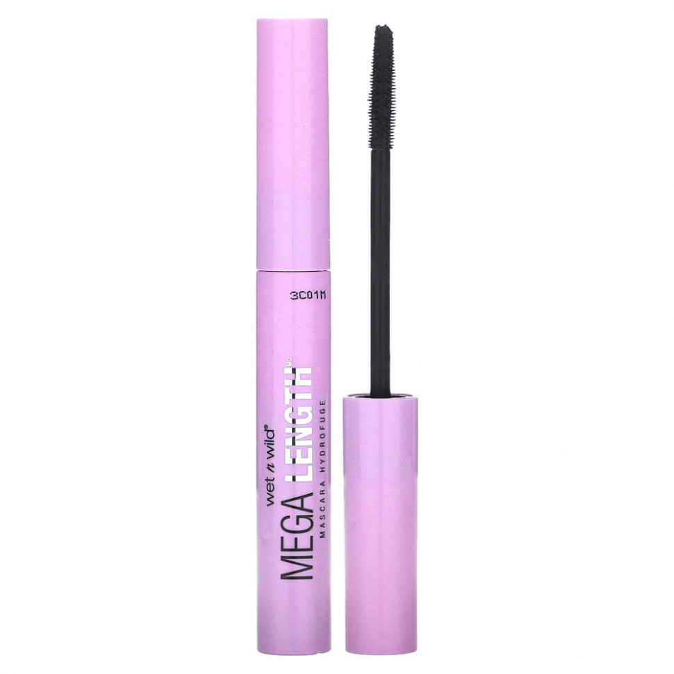 wet n wild,     Mega Length, Very Black, 6  (0,21 . )    , -, 