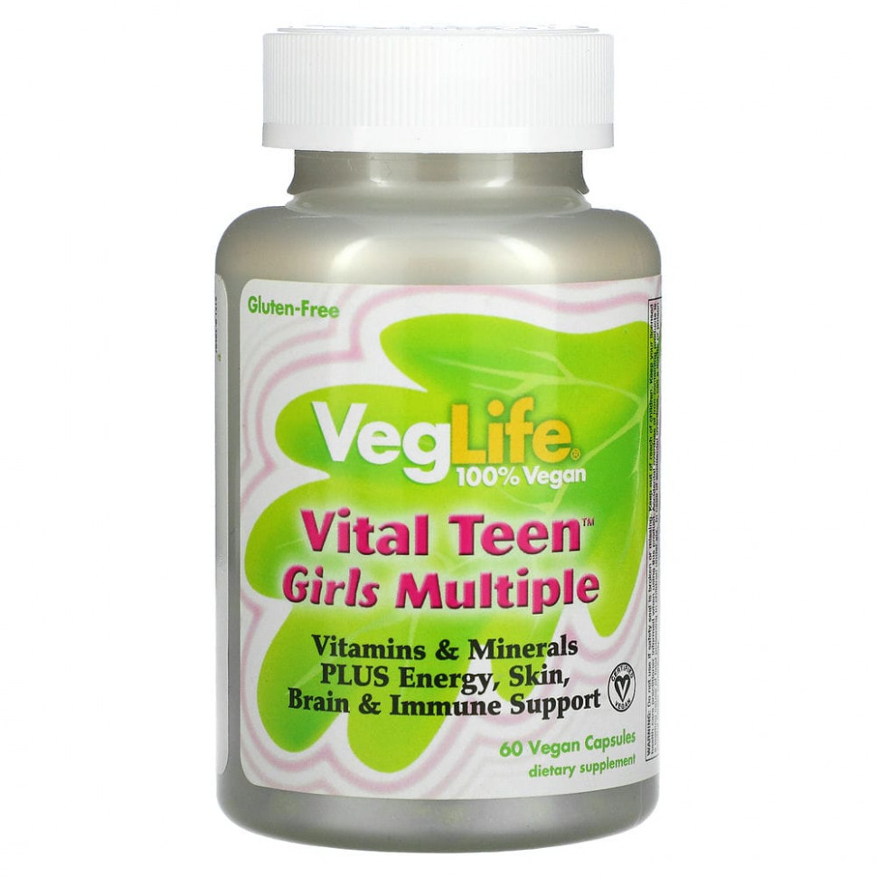 VegLife, Vital Teen Girls Multiple, 60      , -, 