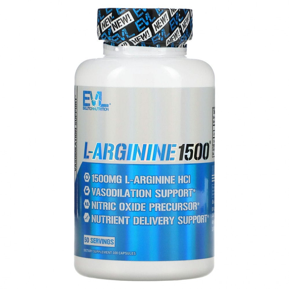 EVLution Nutrition, L- 1500, 100     , -, 