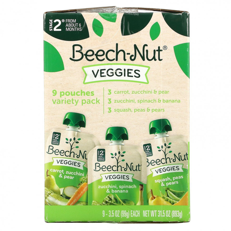 Beech-Nut, Veggies, Variety Pack,  2, 9 , 99  (3,5 )    , -, 