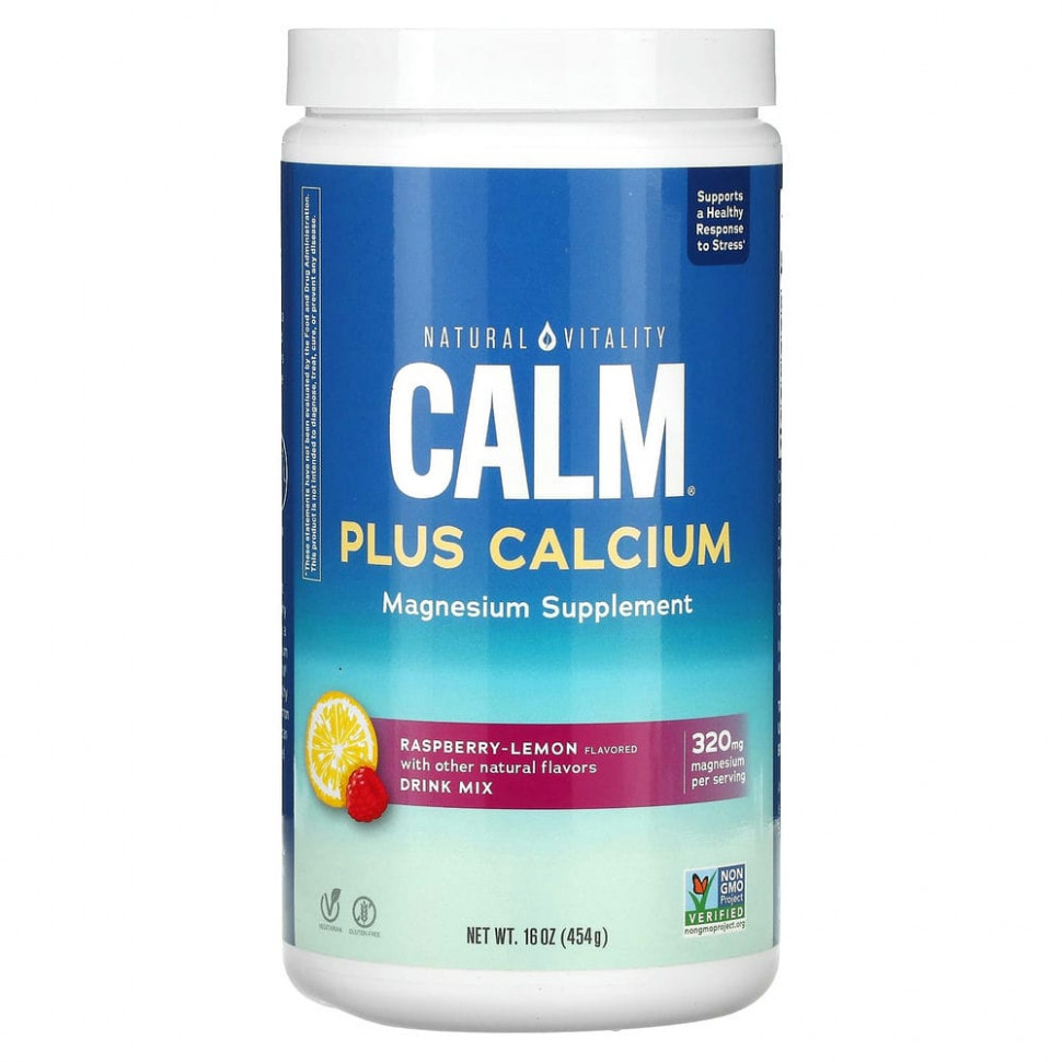 Natural Vitality, Natural Calm Plus Calcium     , 454  (16 )    , -, 