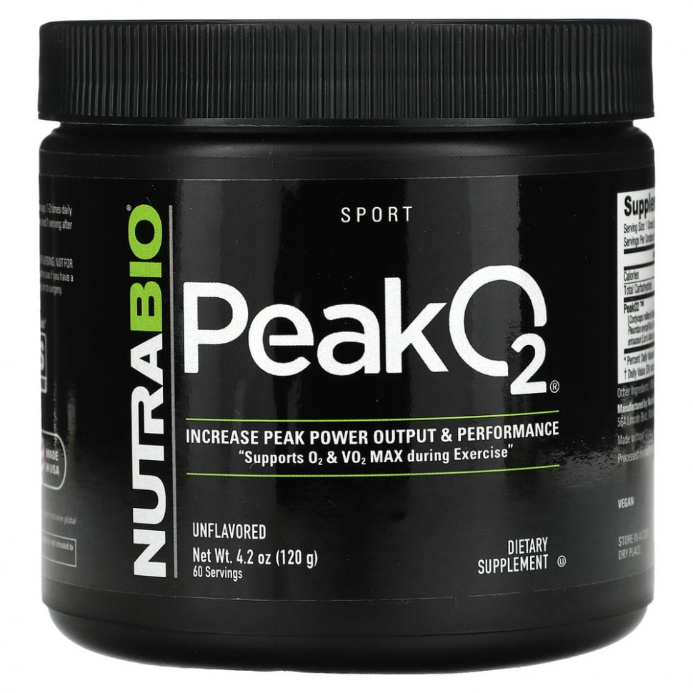 Nutrabio Labs, Peak O2,  , 120  (4,2 )    , -, 