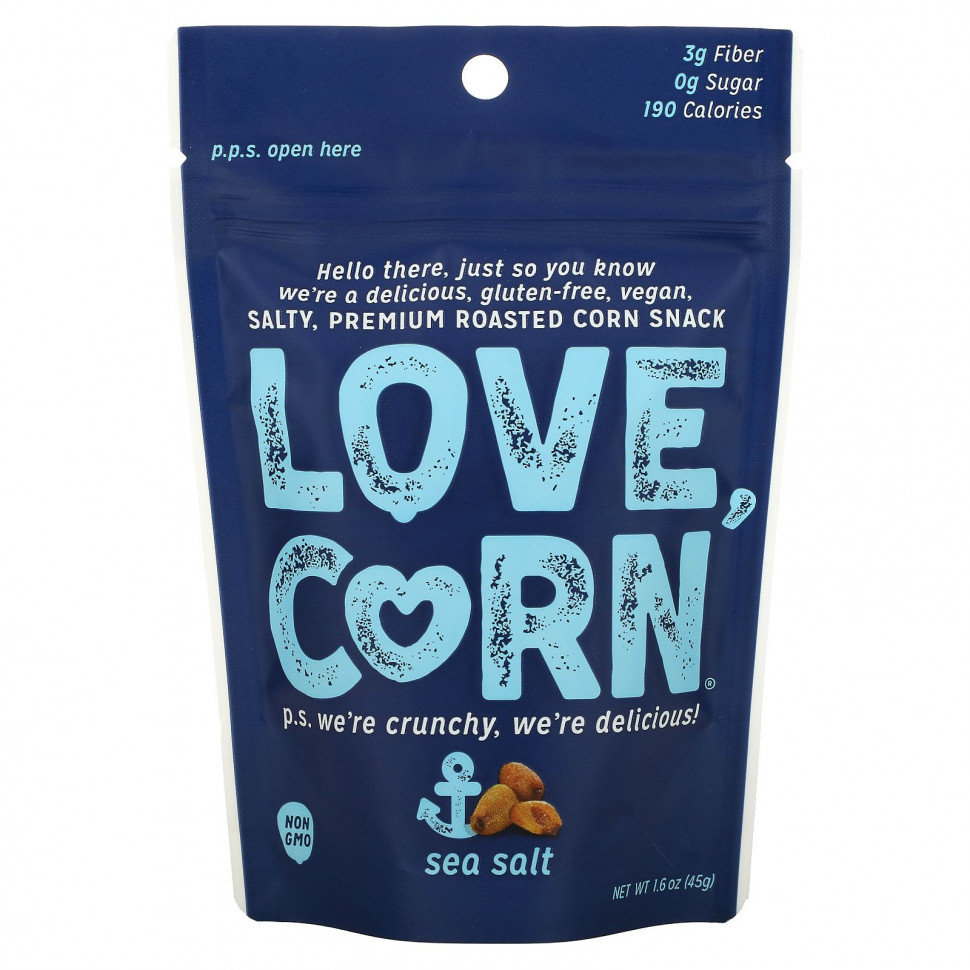 ���������� Love Corn, ���������� �������� ������������ ��������, ������� ����, 45 � (1,6 �����)  Iherb (������)