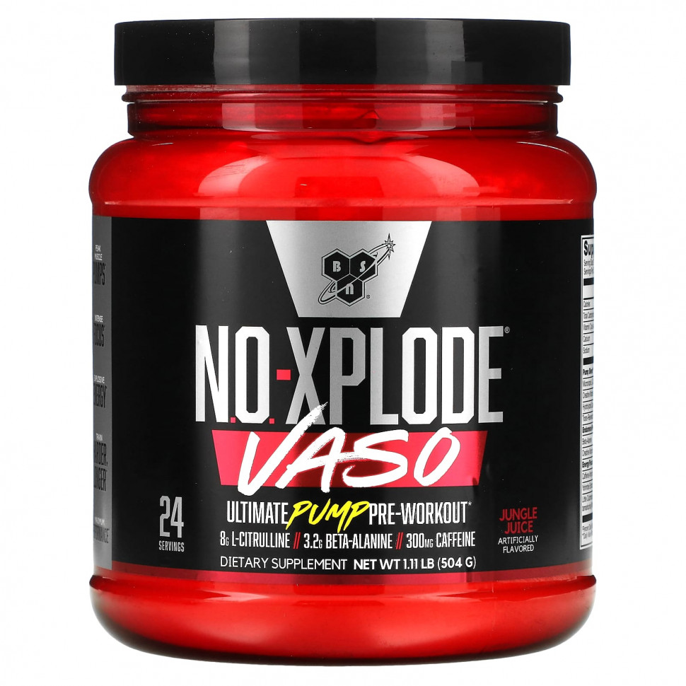 BSN, No-Xplode VASO, Ultimate Pump  ,   , 504  (1,11 )    , -, 