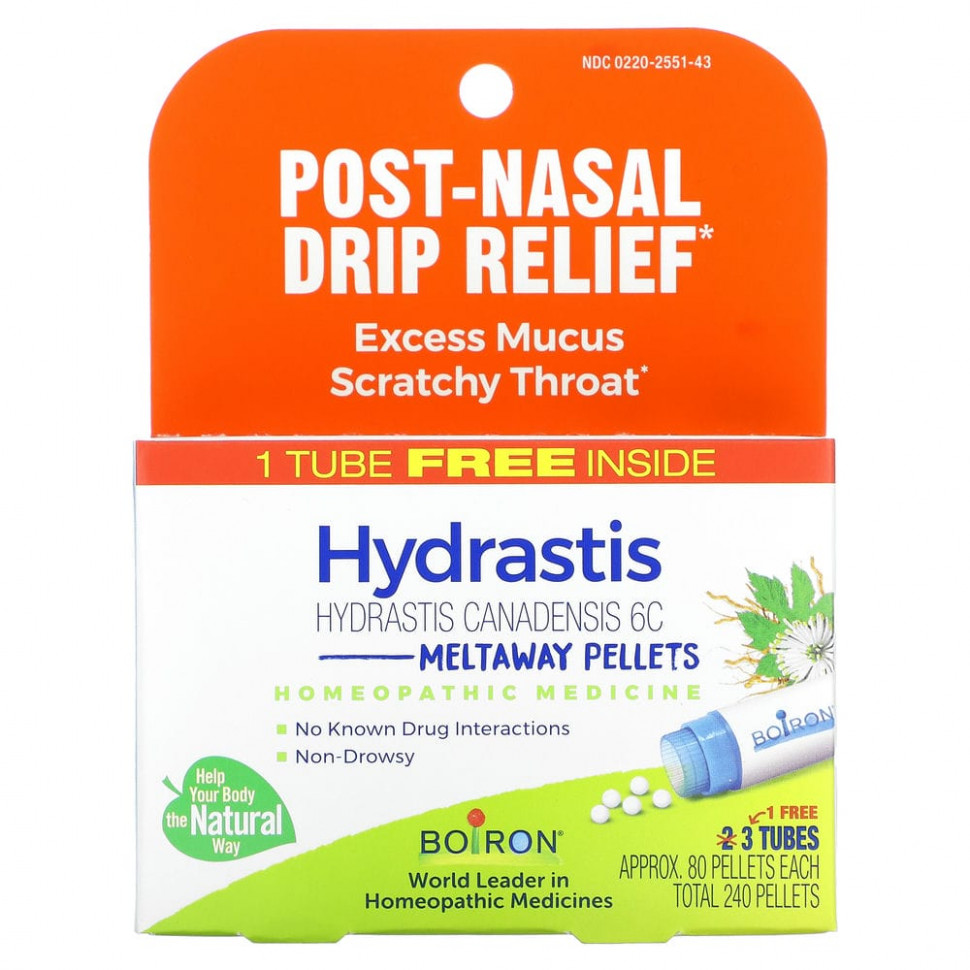 ���������� Boiron, ������� Hydrastis Meltaway, 3 ������, 80 ������ � ������  Iherb (������)