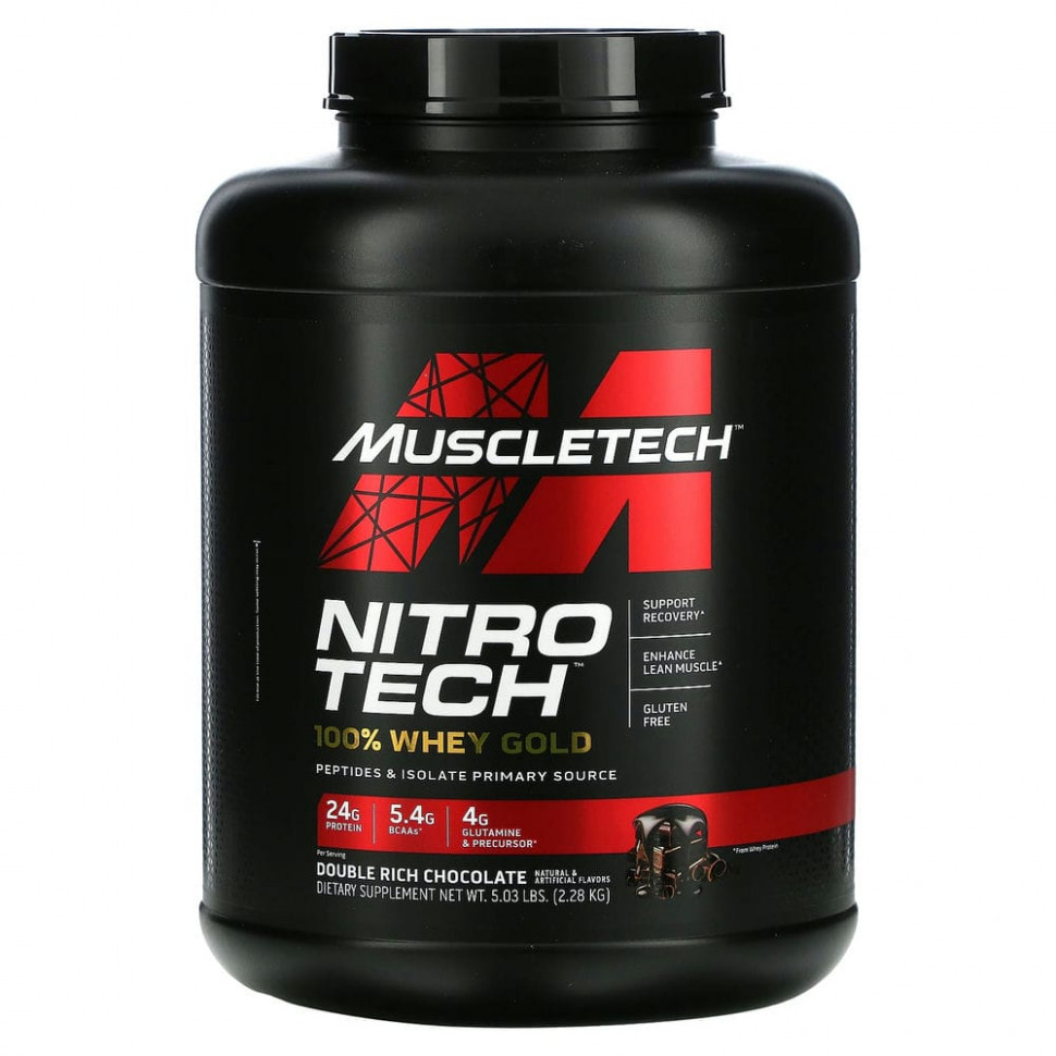 Muscletech, Nitro Tech, 100% Whey Gold,    ,  , 2,51  (5,54 )    , -, 