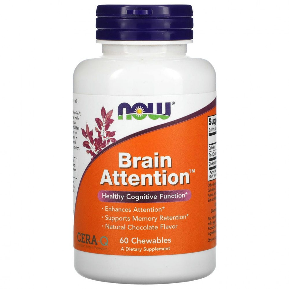 NOW Foods, Brain Attention,   , 60      , -, 