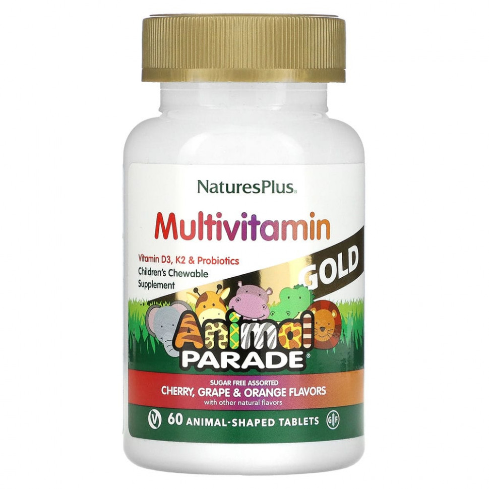 NaturesPlus, Source of Life, Animal Parade Gold,      ,  , 60        , -, 