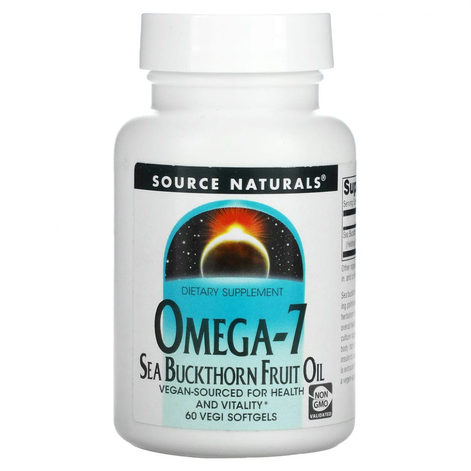  Source Naturals, Omega-7,   , 60     Iherb ()