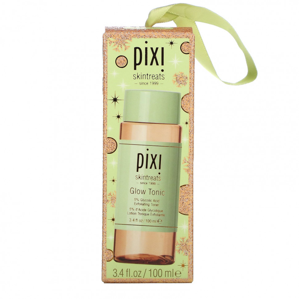 Pixi Beauty, Glow Tonic, Exfoliating Toner, Holiday Edition, 3.4 fl oz (100 ml)    , -, 