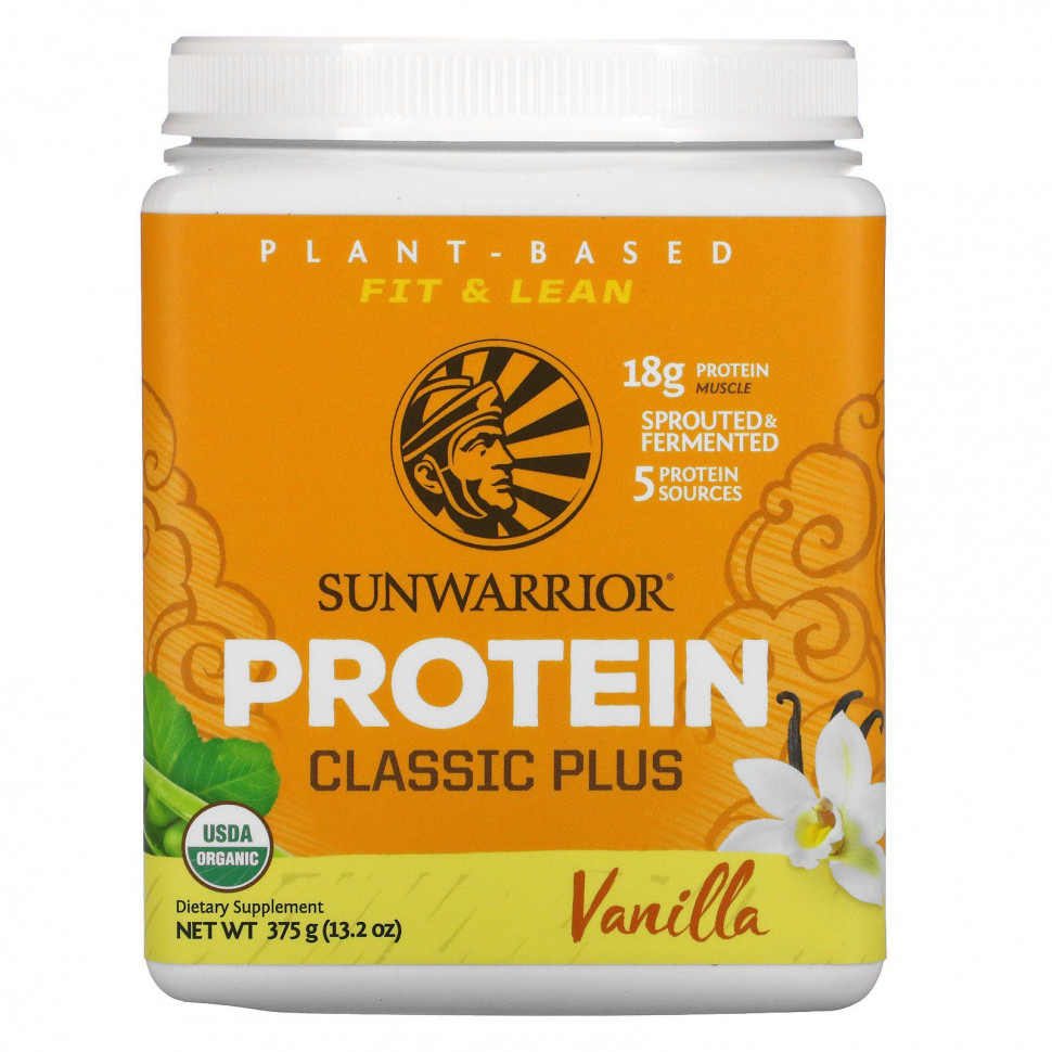 Sunwarrior, Protein Classic Plus,    ,  , 375  (13,2 )    , -, 