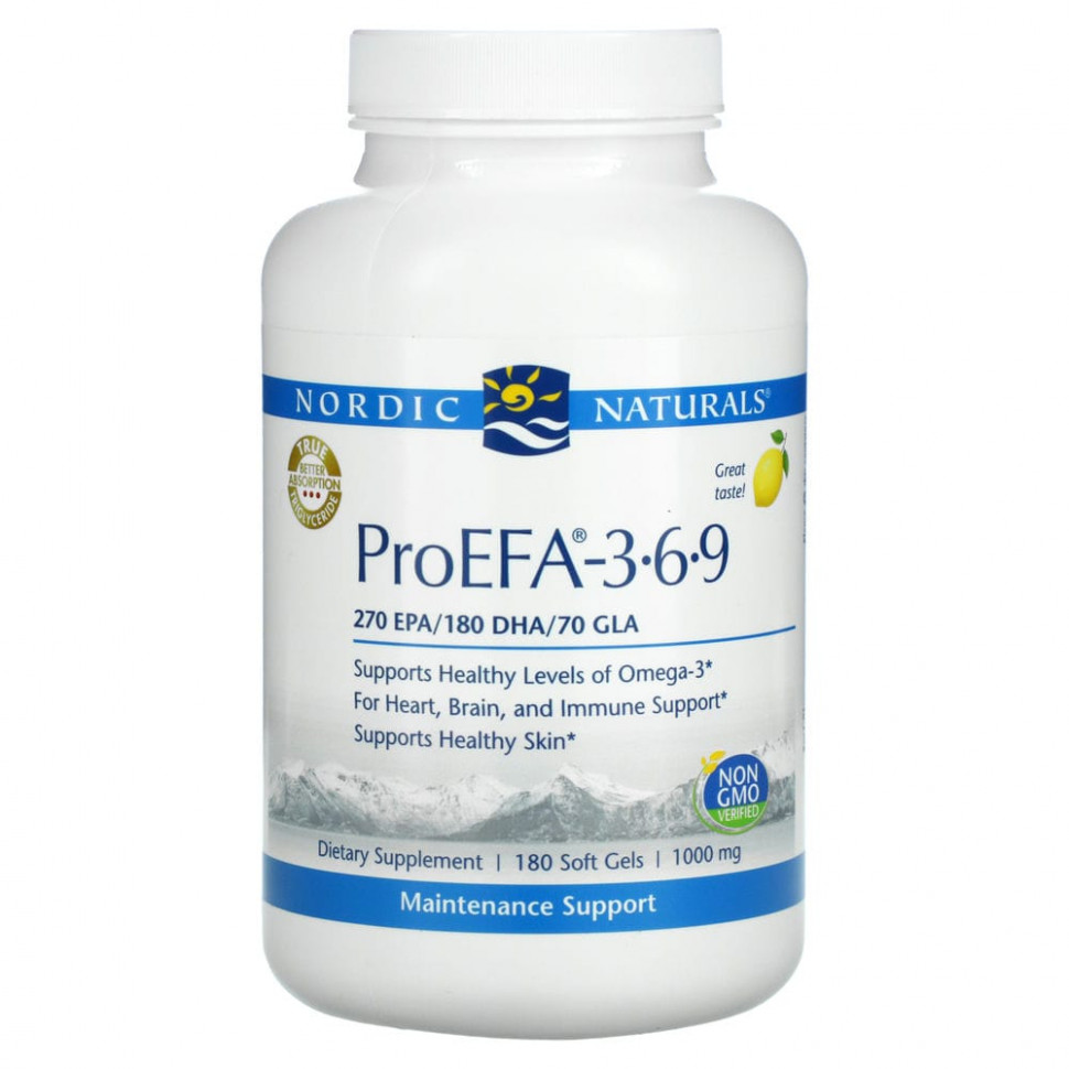 Nordic Naturals, ProEFA  3-6-9,  , 1000 , 180      , -, 