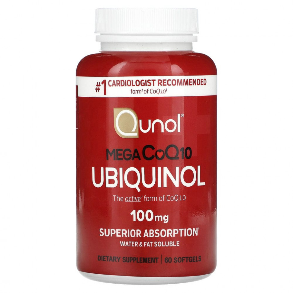 Qunol, Ubiquinol, Mega CoQ10, 100 , 60       , -, 