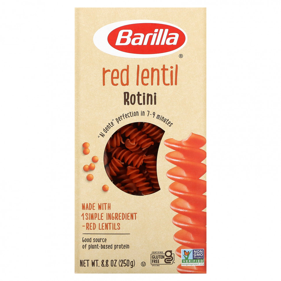 Barilla, Red Lentil Rotini, 8.8 oz (250 g)    , -, 