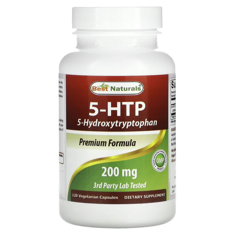 Best Naturals, 5-HTP (5-), 200 , 120      , -, 