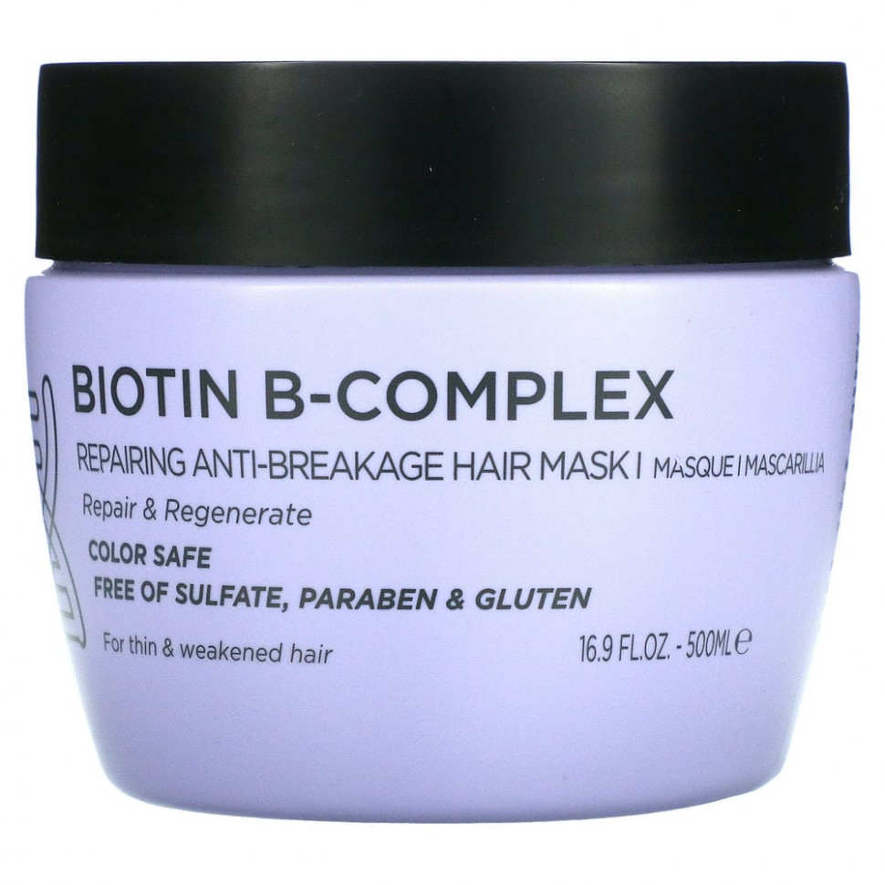 ���������� Luseta Beauty, Biotin B-Complex, ����������������� ����� ��� �����, ��������������� ��������, 500 �� (16,9 ����. �����)  Iherb (������)