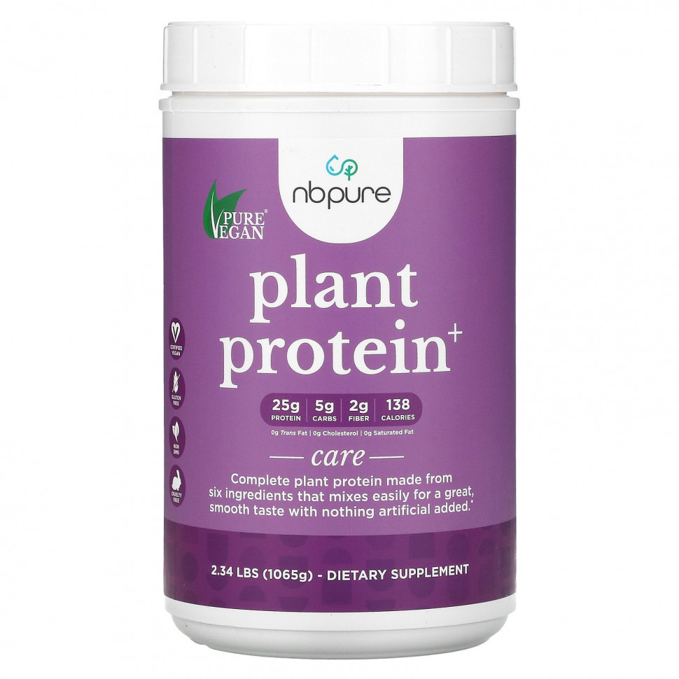  NB Pure, Plant Protein+,1065  (2,34 )  Iherb ()