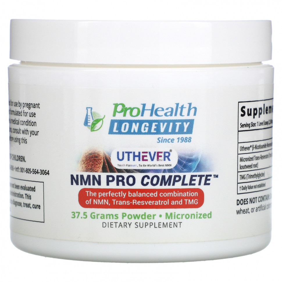 ProHealth Longevity, NMN Pro Complete, 37,5     , -, 