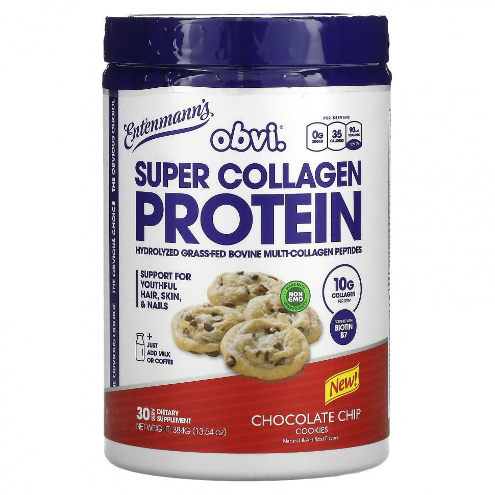 Obvi, Super Collagen Protein, Entenmann's, 384  (13,54 )    , -, 