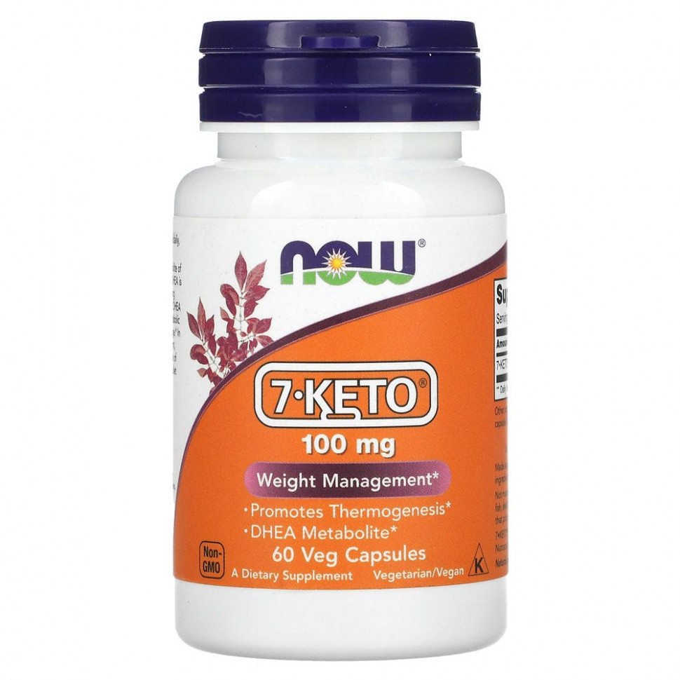 NOW Foods, 7-KETO, 100 , 60     , -, 