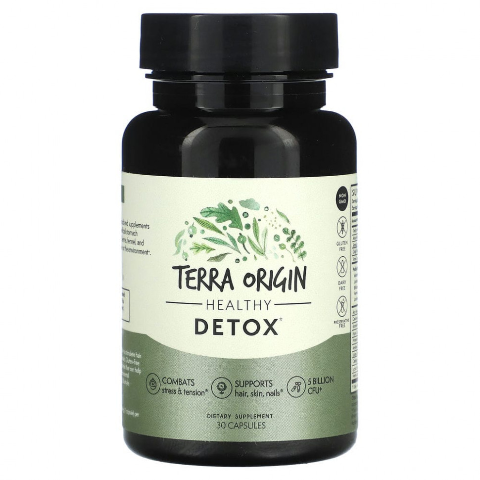 Terra Origin, Healthy Detox, 30     , -, 