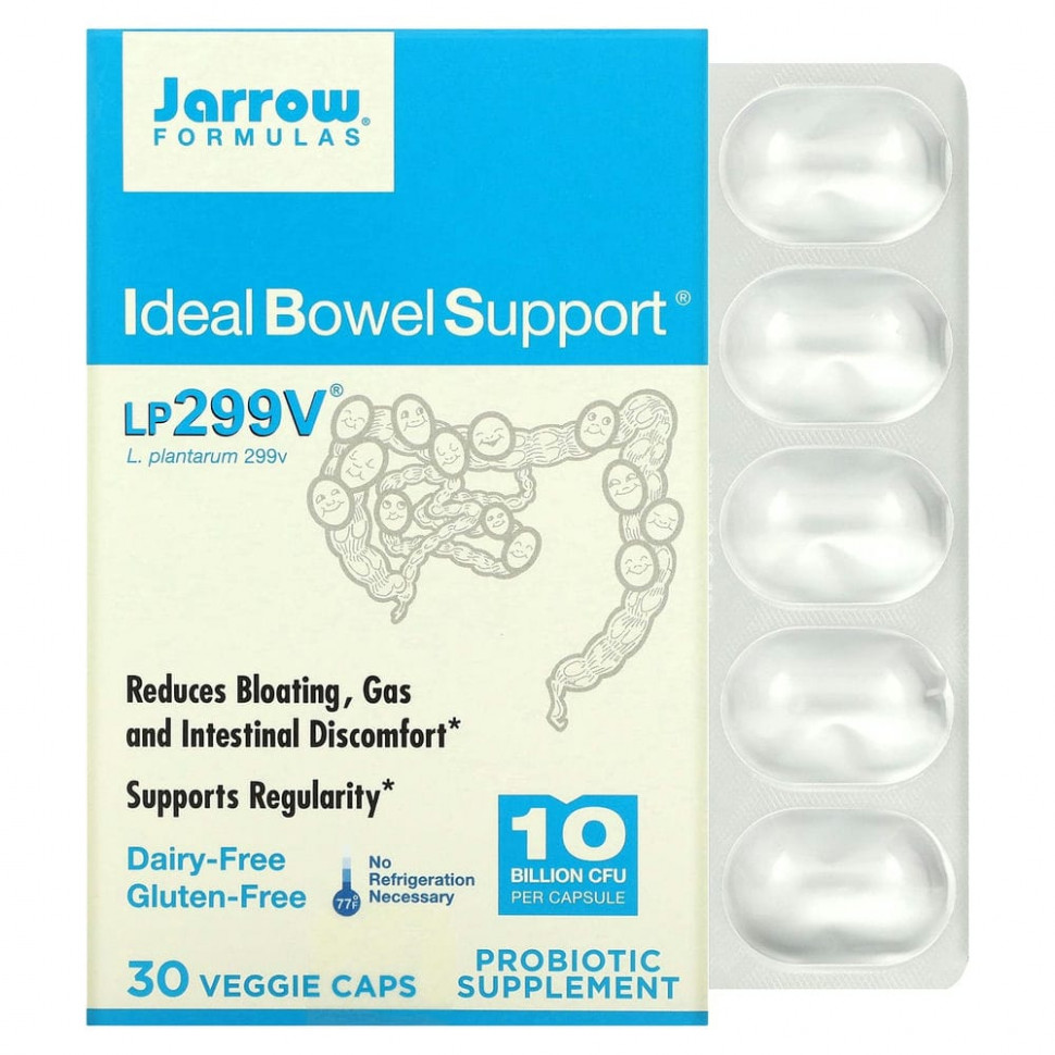Jarrow Formulas, Ideal Bowel Support, 299v, 10  , 30      , -, 