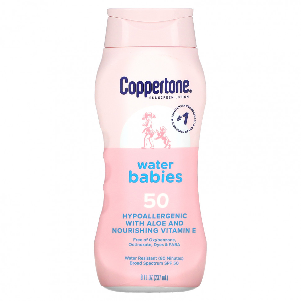  Coppertone,  , Water Babies, SPF 50, 237  (8 . )  Iherb ()