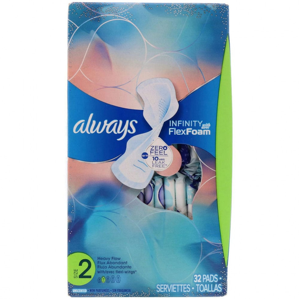 Always, Infinity Flex Foam with Flexi-Wings,  2,     ,  , 32     , -, 