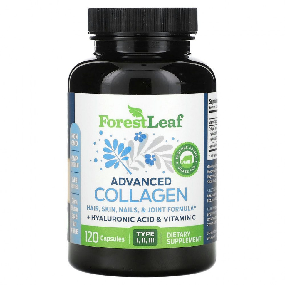 Forest Leaf, Advanced Collagen, 120     , -, 