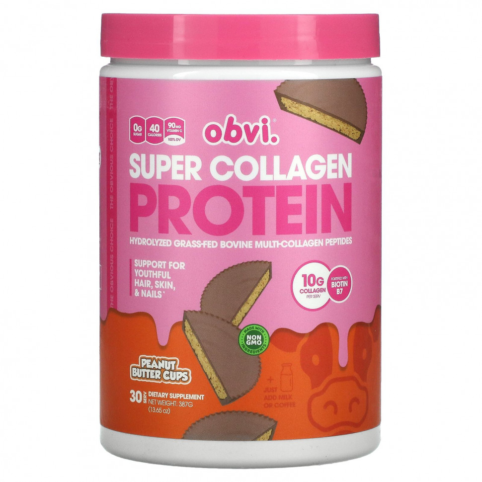 Obvi, Super Collagen Protein,    , 387  (13,65 )    , -, 