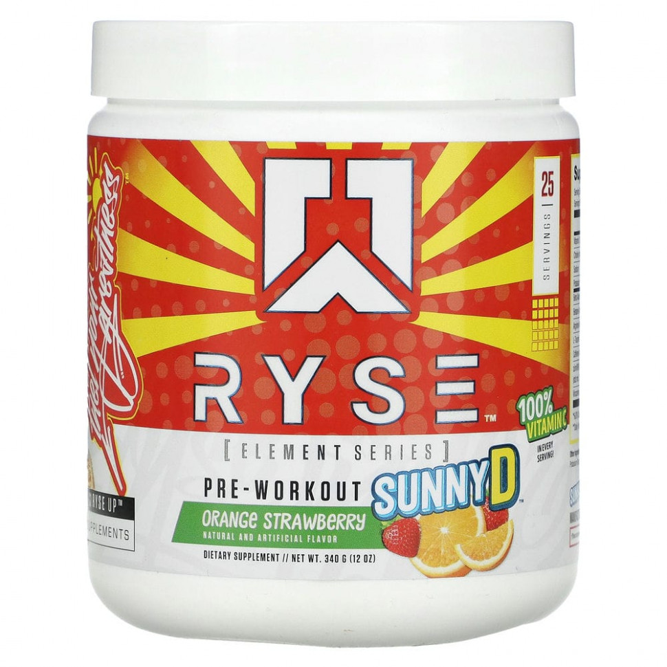 Ryse Supps, Element Series,  , Sunny D,   , 340  (12 )    , -, 