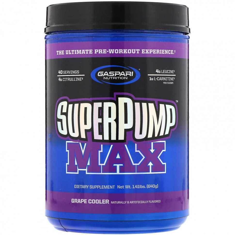 Gaspari Nutrition, SuperPump Max,   , 640  (1,41 )    , -, 