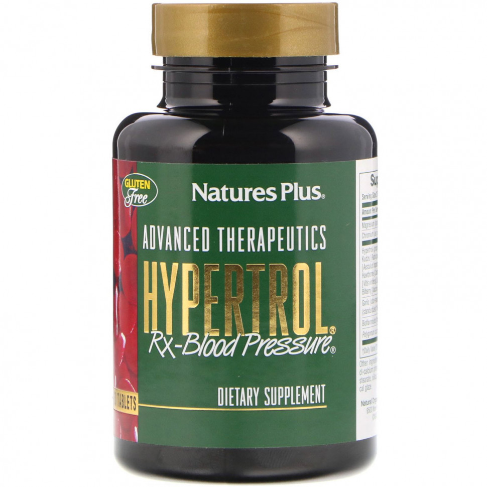  NaturesPlus, Advanced Therapeutics Hypertrol   , 60   Iherb ()