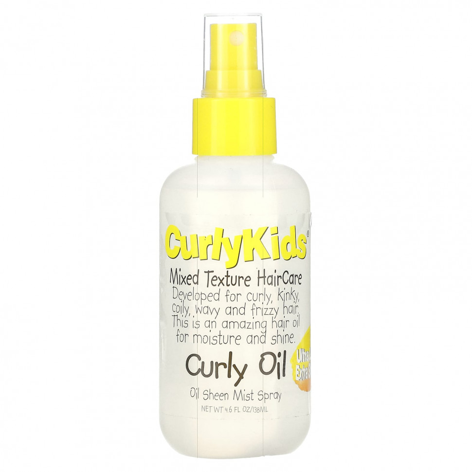 CurlyKids, Curly Oil Sheen Mist, , 138  (4,6 . )    , -, 