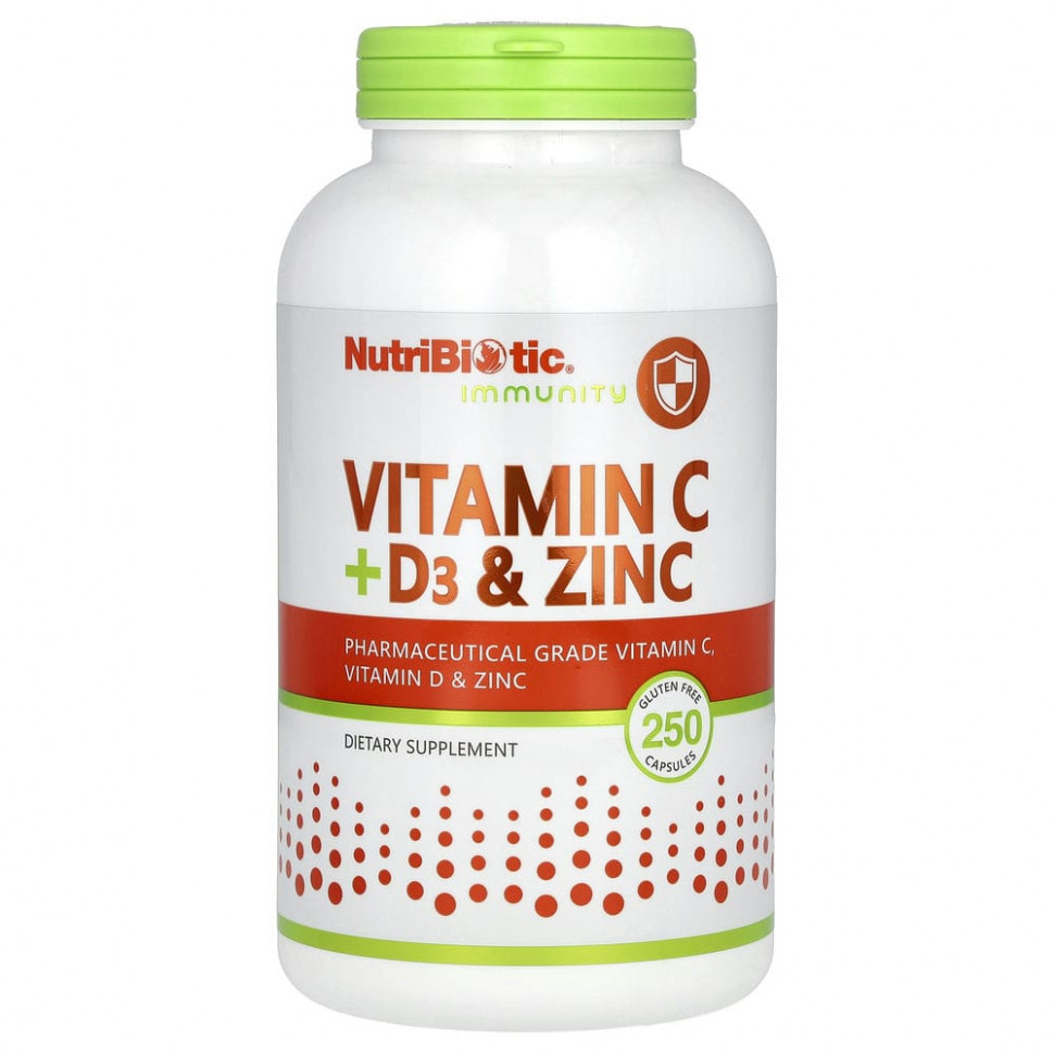 NutriBiotic, Immunity,  C + D3  , 250     , -, 